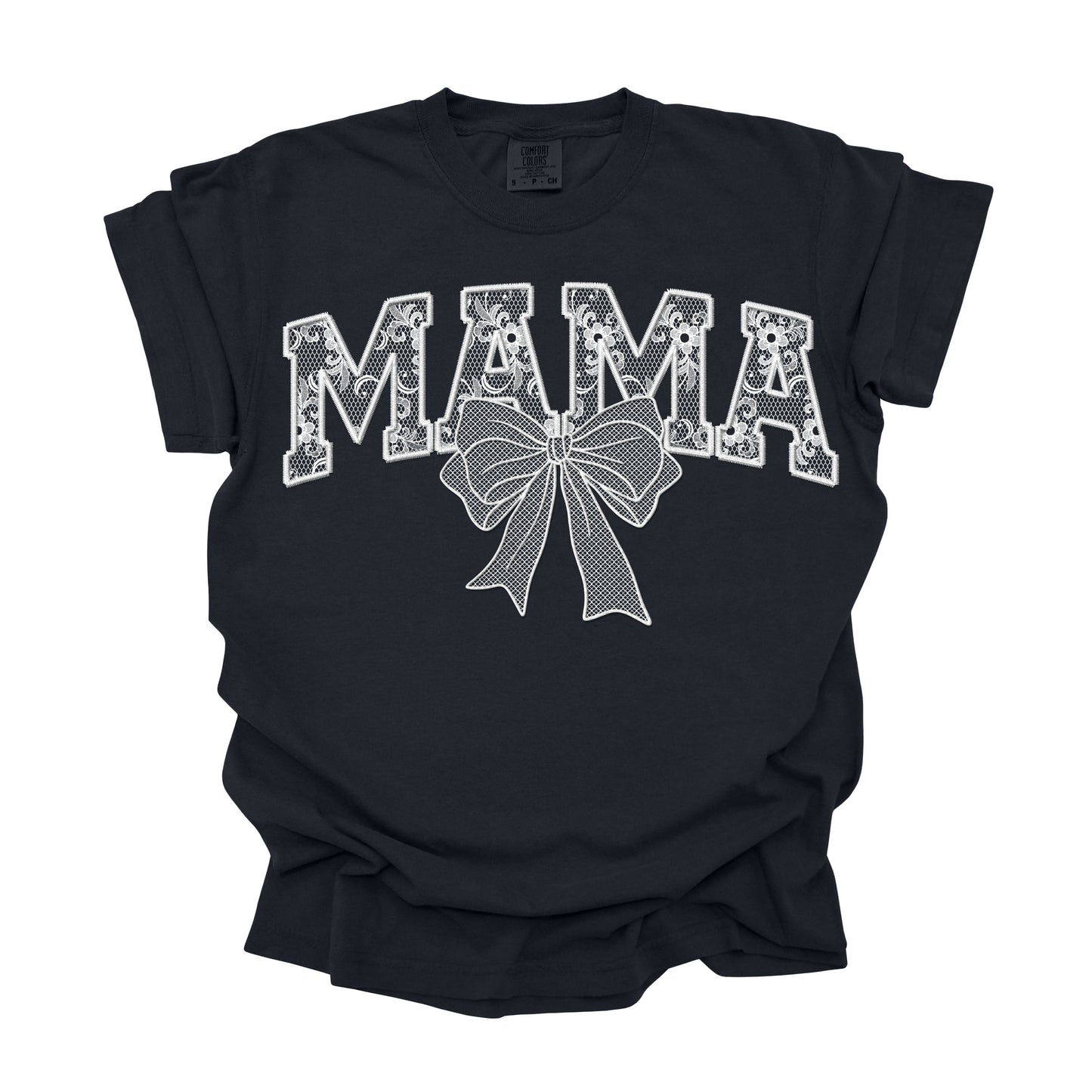 Lace Mama Black or white (DTF Transfer )