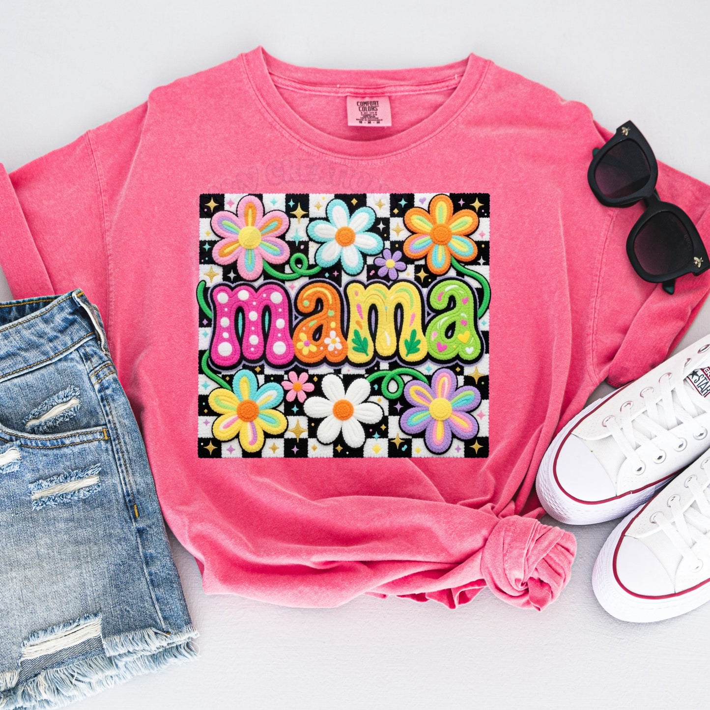 Yarn-Floral-Mama-Mothers-Day DTF Transfer