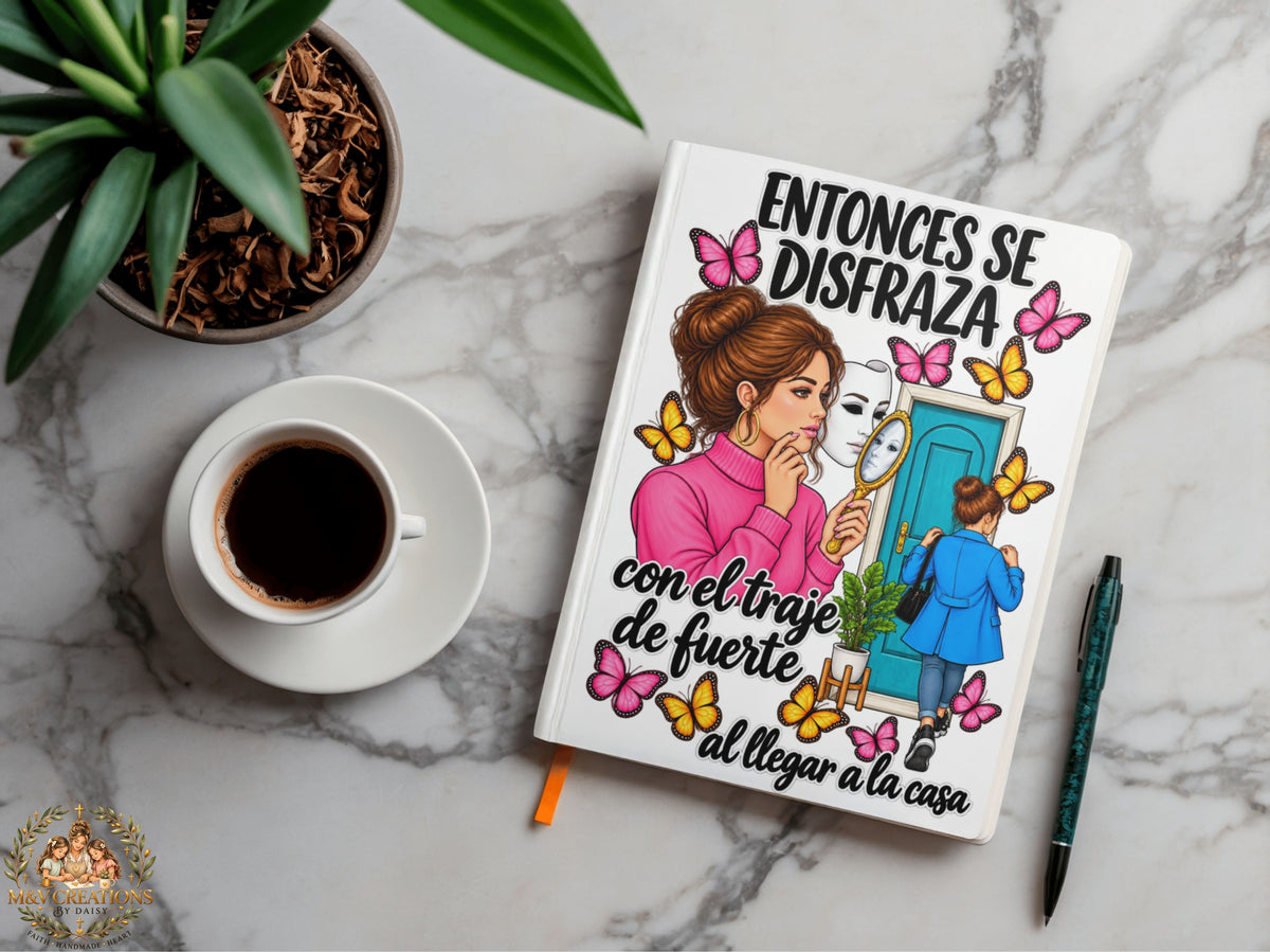 Entonces se disfrasa con el Traje de Fuerte      Journal Decal