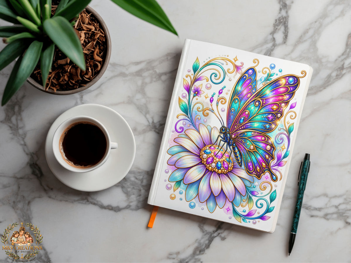 Enchanted Wings & Blooms     Journal Decal