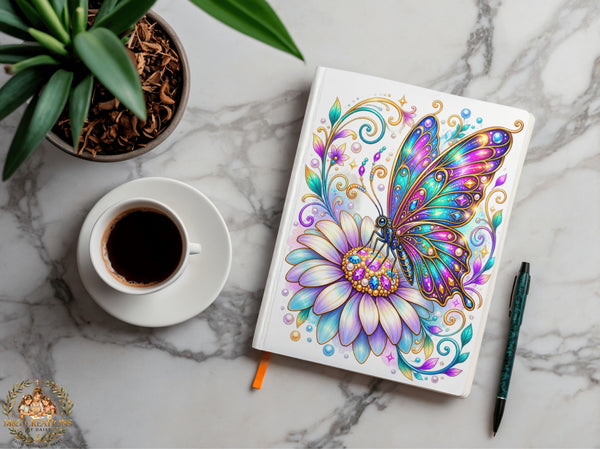 Enchanted Wings & Blooms     Journal Decal