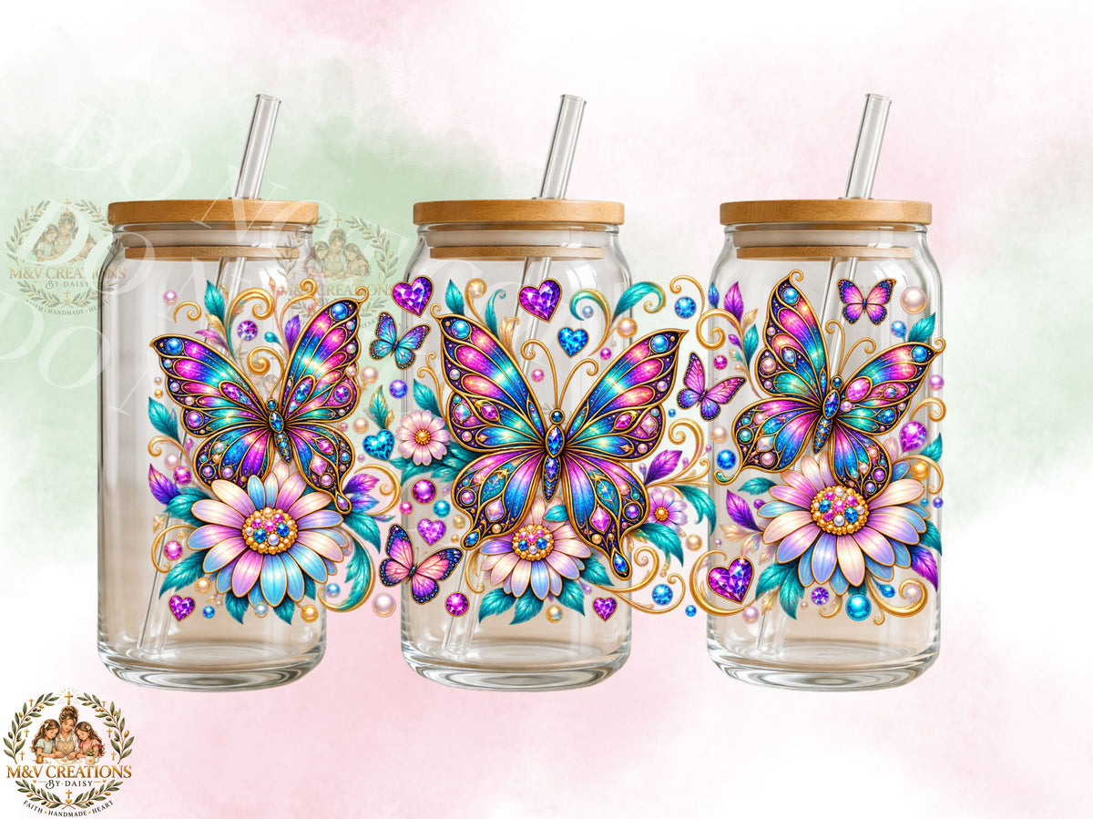 Enchanted Wings & Blooms    UVDTF CUP WRAP