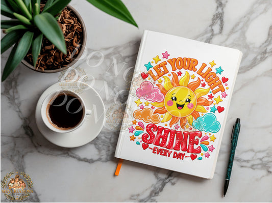 Let your light shine   Journal Decal
