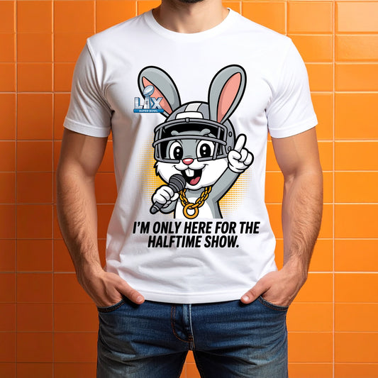 The Bunny Here for the halftime Show