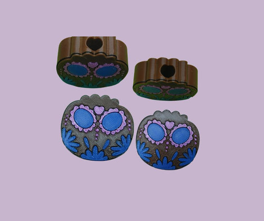 Day Of The Dead 3D Straw topper