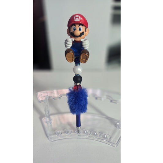 #108 Mario Beaded Pen