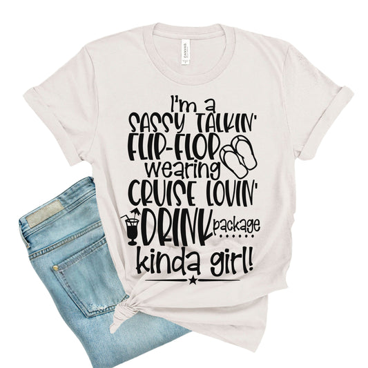 I'M A SASSY TALKING FLIP FLOP (DTF Transfer )