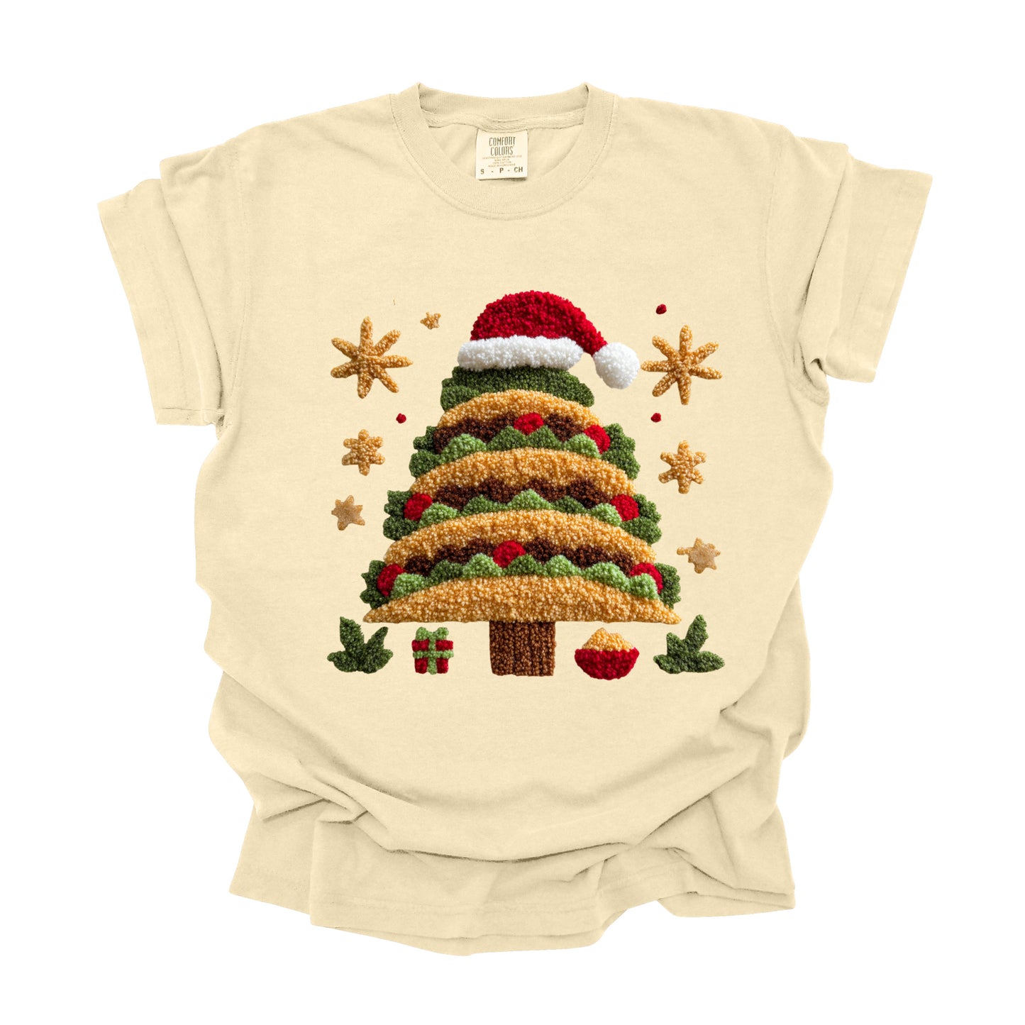 Faux Yarn Taco Christmas Tree