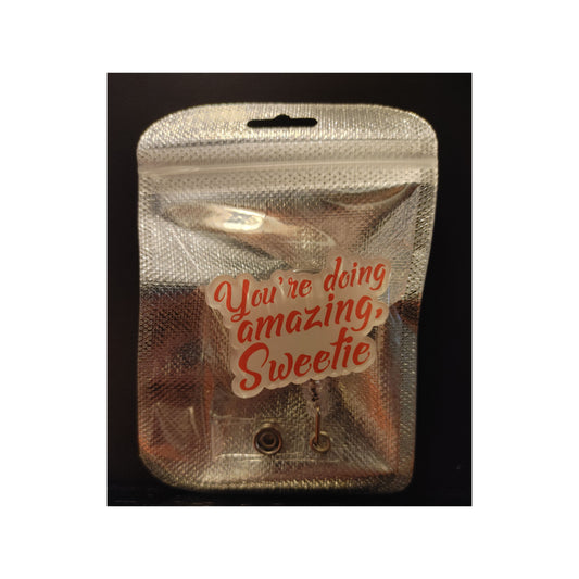 #123 You`re doing amazing Sweetie Acrylic Retractable Badge Reels