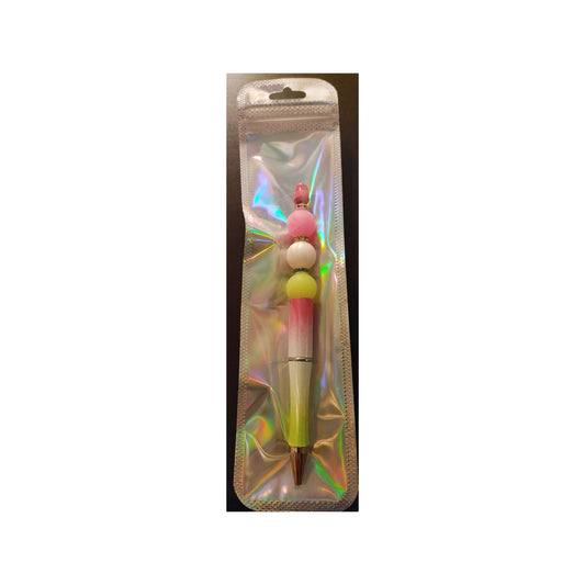 #12 Neon Beaded Pen