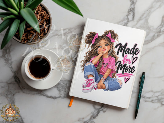 MADE FOR MORE     KIDS  Journal Decal