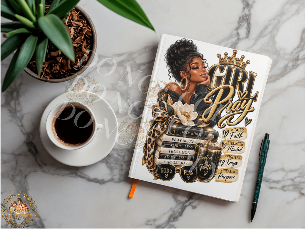 Girl Pray    Journal Decal