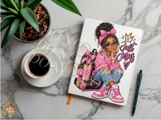 Just Jesus  Journal Decal
