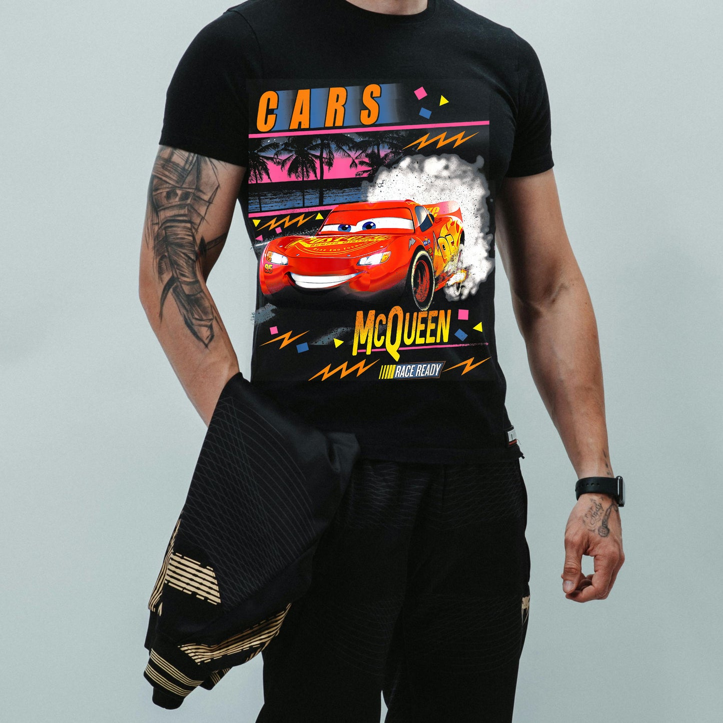 Car McQueen Ready Halftone DTF Transfer ONLY