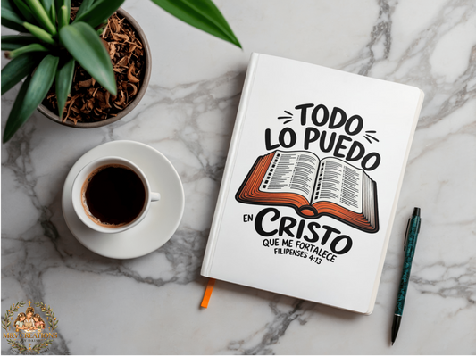 Todo Lo Puedo en Cristo   Journal Decal