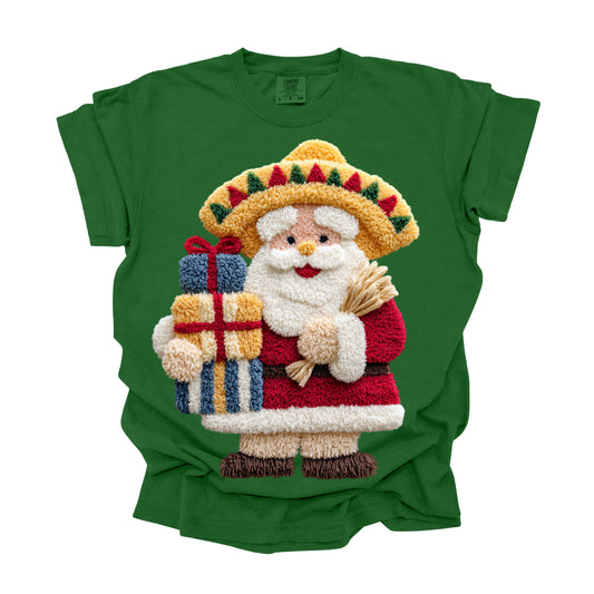 Faux Yarn Mexican Santa
