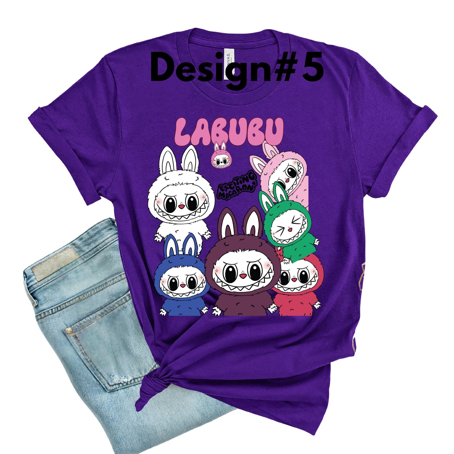Labubu  T-Shirts   ADD DESIGN NUMBER IN NOTES AT CHECK OUT.
