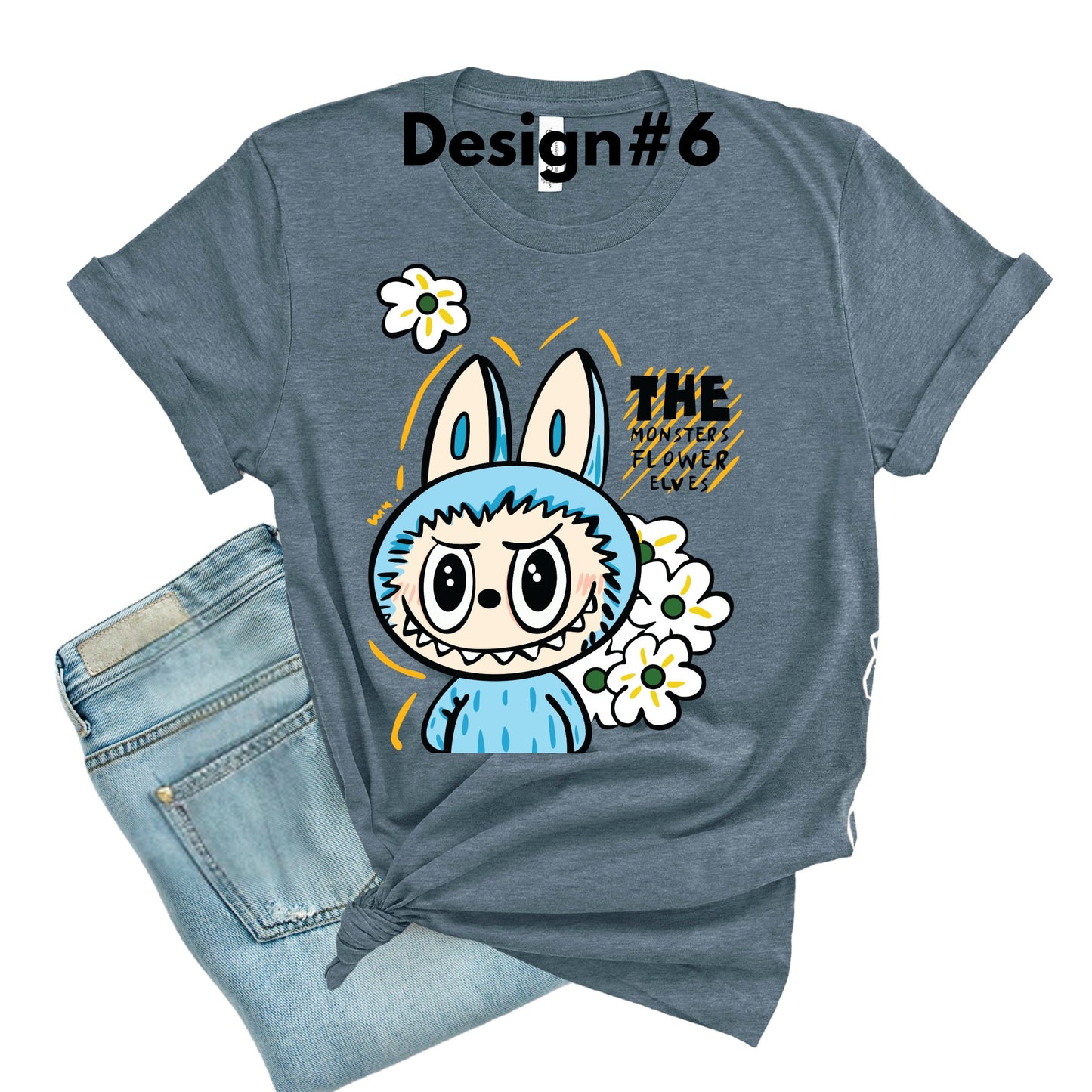 Labubu  T-Shirts   ADD DESIGN NUMBER IN NOTES AT CHECK OUT.