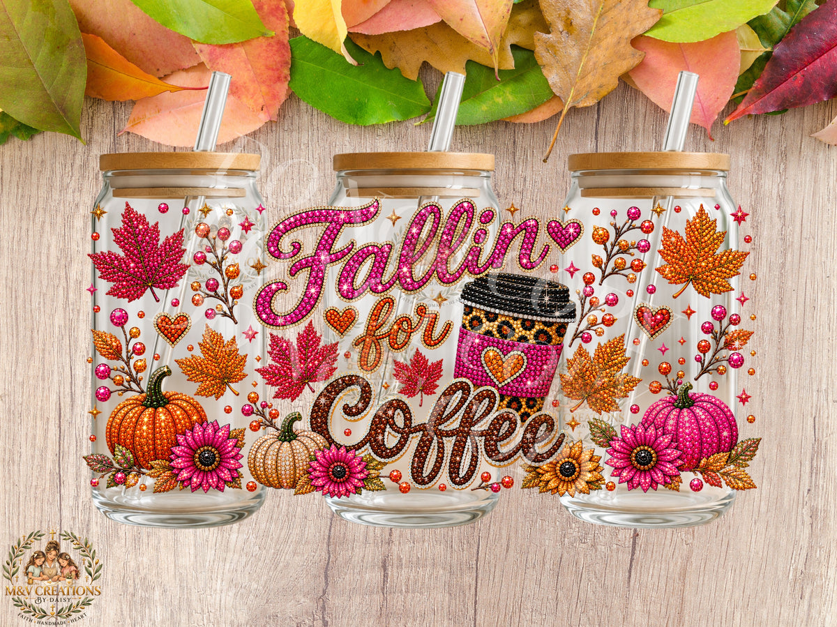 #183 Fallin For coffee    UVDTF CUP WRAP
