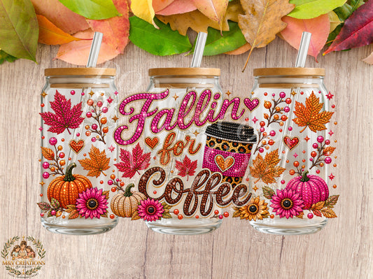 #183 Fallin For coffee    UVDTF CUP WRAP