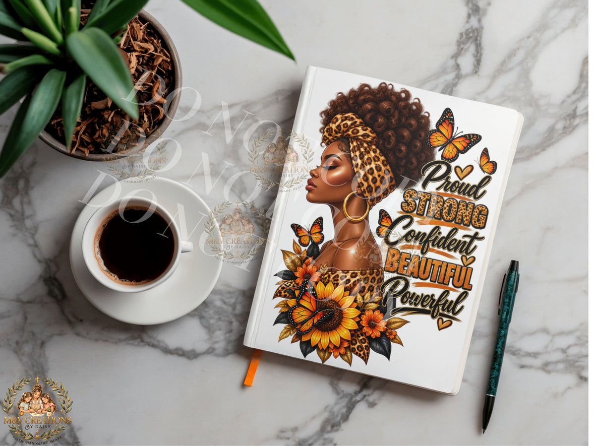 PROUND STRONG CONFIDENT   Journal Decal