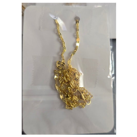 Bling Cross Jewelry — 10K Gold Plated (Chain or Earrings)