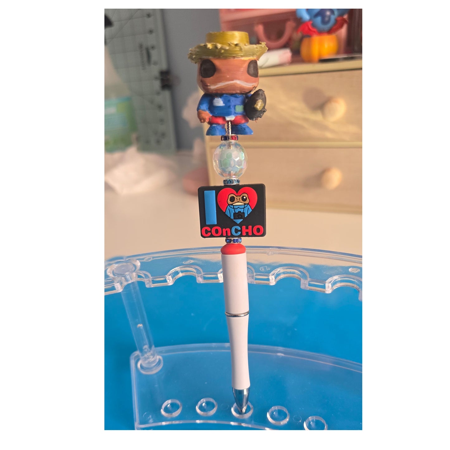 #98 Puerto Rico Concho Beaded pens