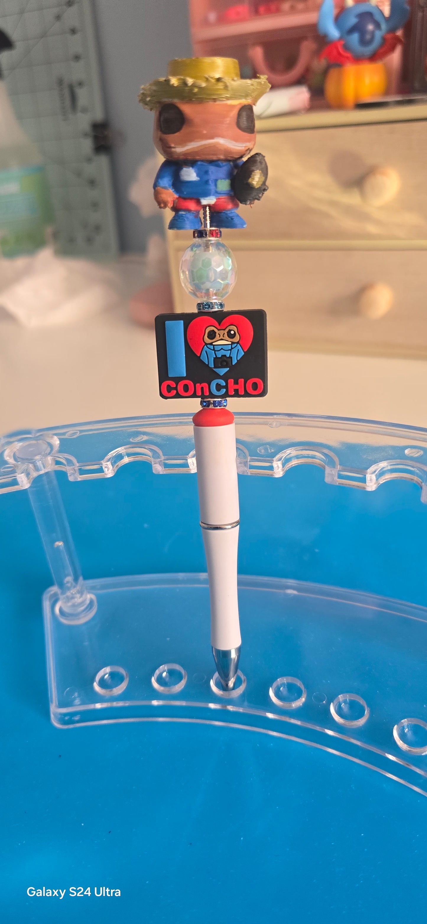 #98 Puerto Rico Concho Beaded pens