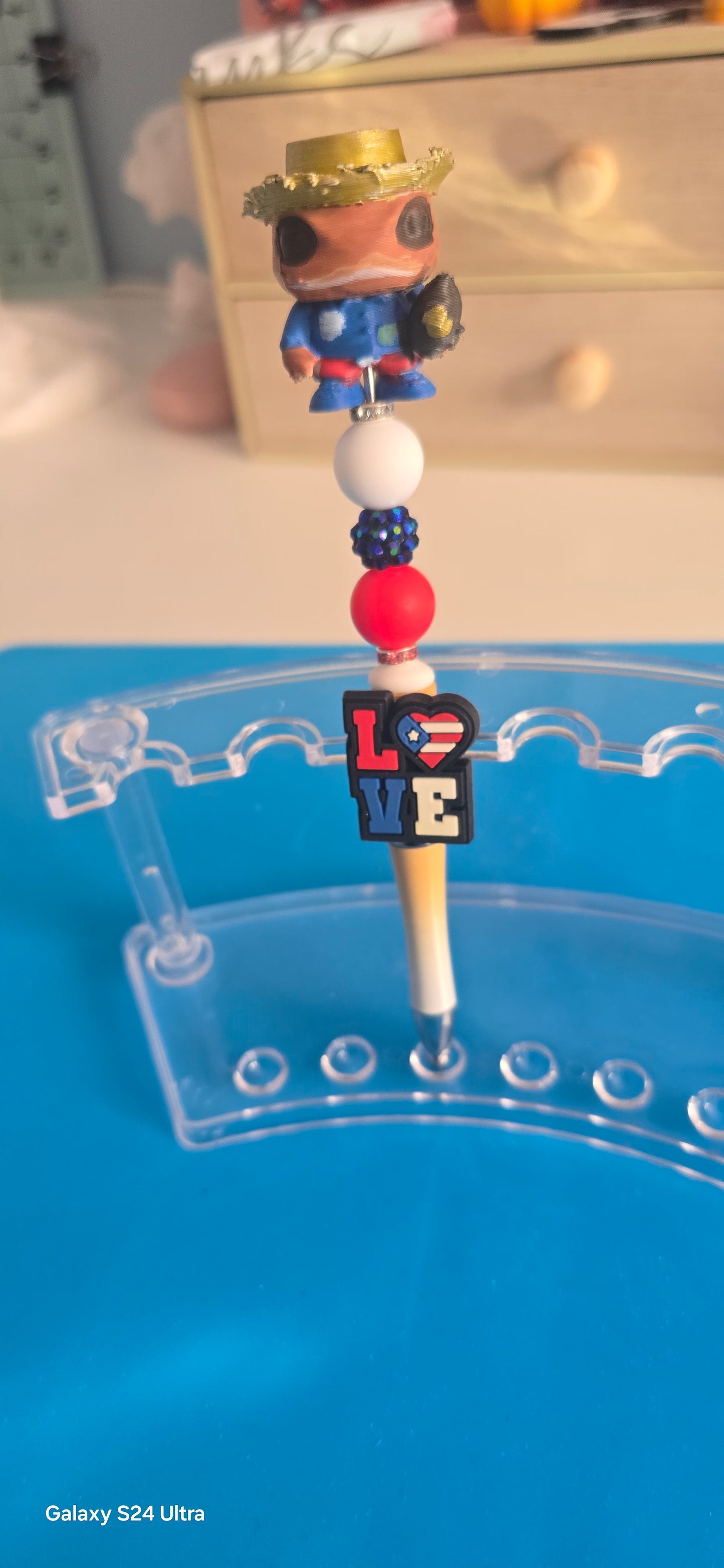 #98 Puerto Rico Concho Beaded pens