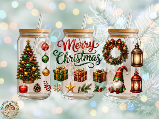 #204  Christmas UVDTF CUP WRAP