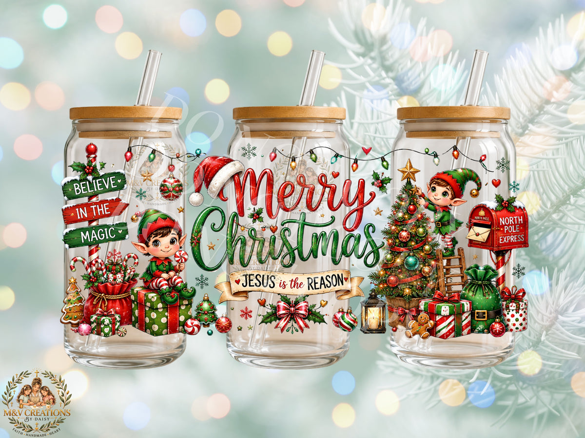 #206  Christmas UVDTF CUP WRAP