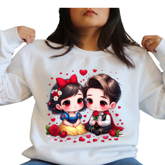 Princess & Prince Couples Valentine DTF TRANSFER