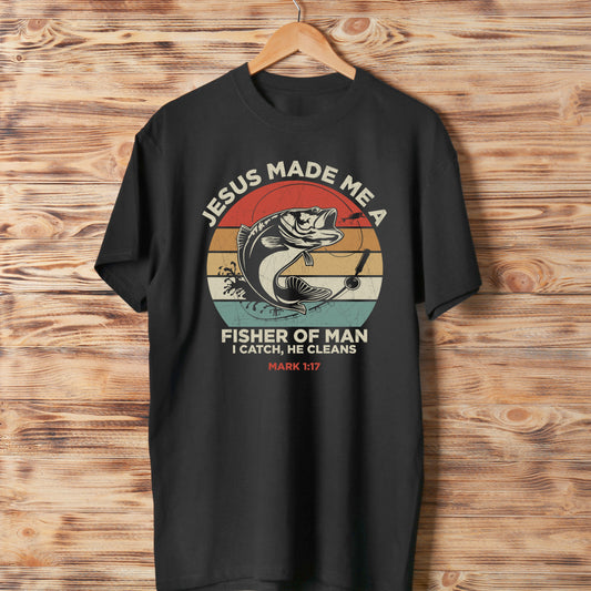 Jesus Made Me a Fisher of Men DTF Transfer ONLY