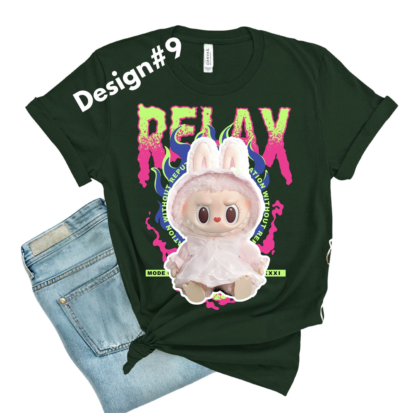 Labubu  T-Shirts   ADD DESIGN NUMBER IN NOTES AT CHECK OUT.
