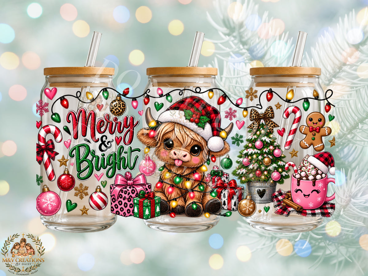 #211  Christmas UVDTF CUP WRAP