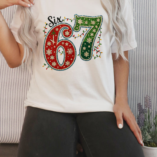 67 Christmas  DTF Transfer ONLY