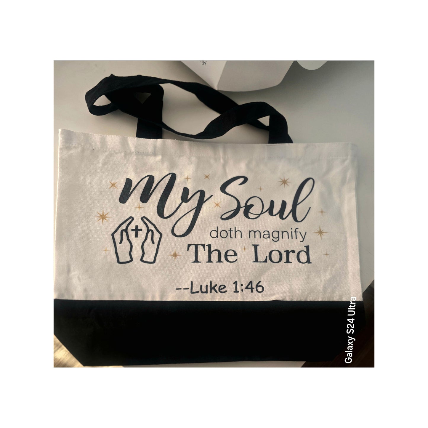 Scripture Tote Bag (15" x 18")