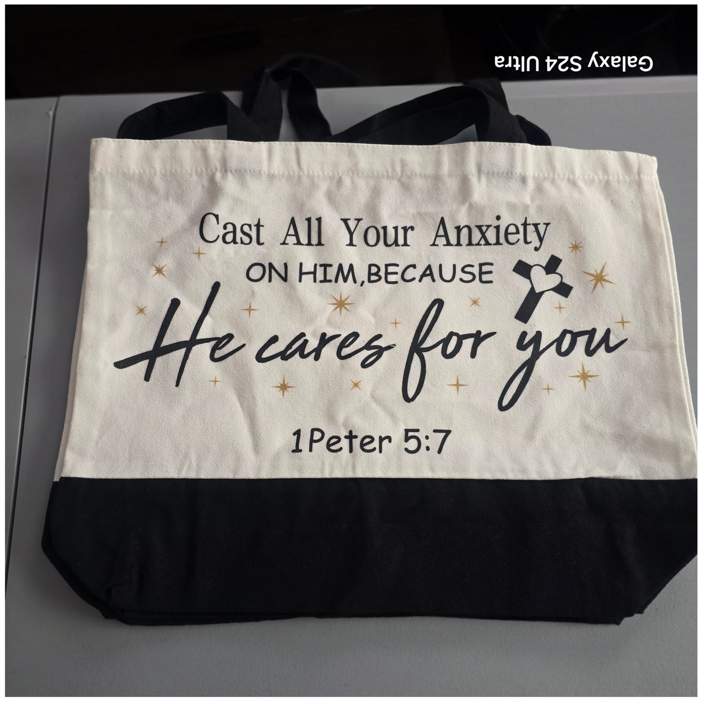Scripture Tote Bag (15" x 18")