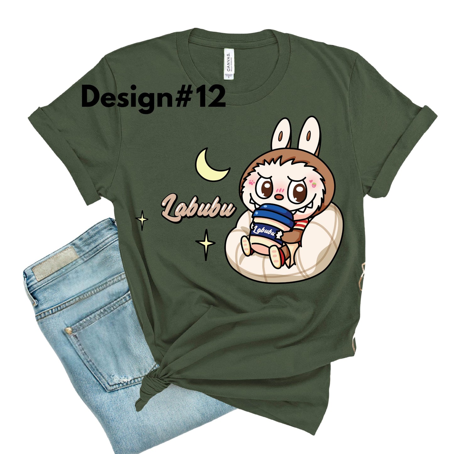 Labubu  T-Shirts   ADD DESIGN NUMBER IN NOTES AT CHECK OUT.