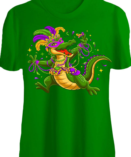 #240  Mardi Gator    DTF TRANSFER