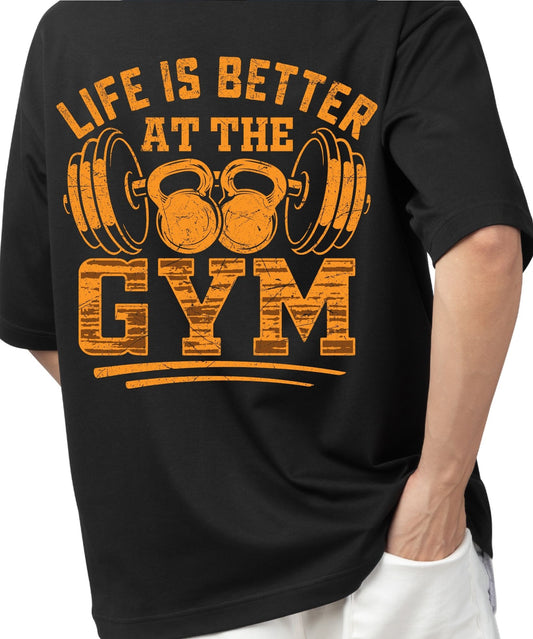 #242	Life is better at the GYM   DTF TRANSFER
