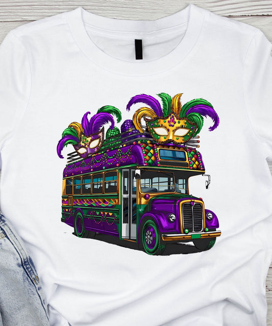 #245	The Mardi Bus   DTF TRANSFER