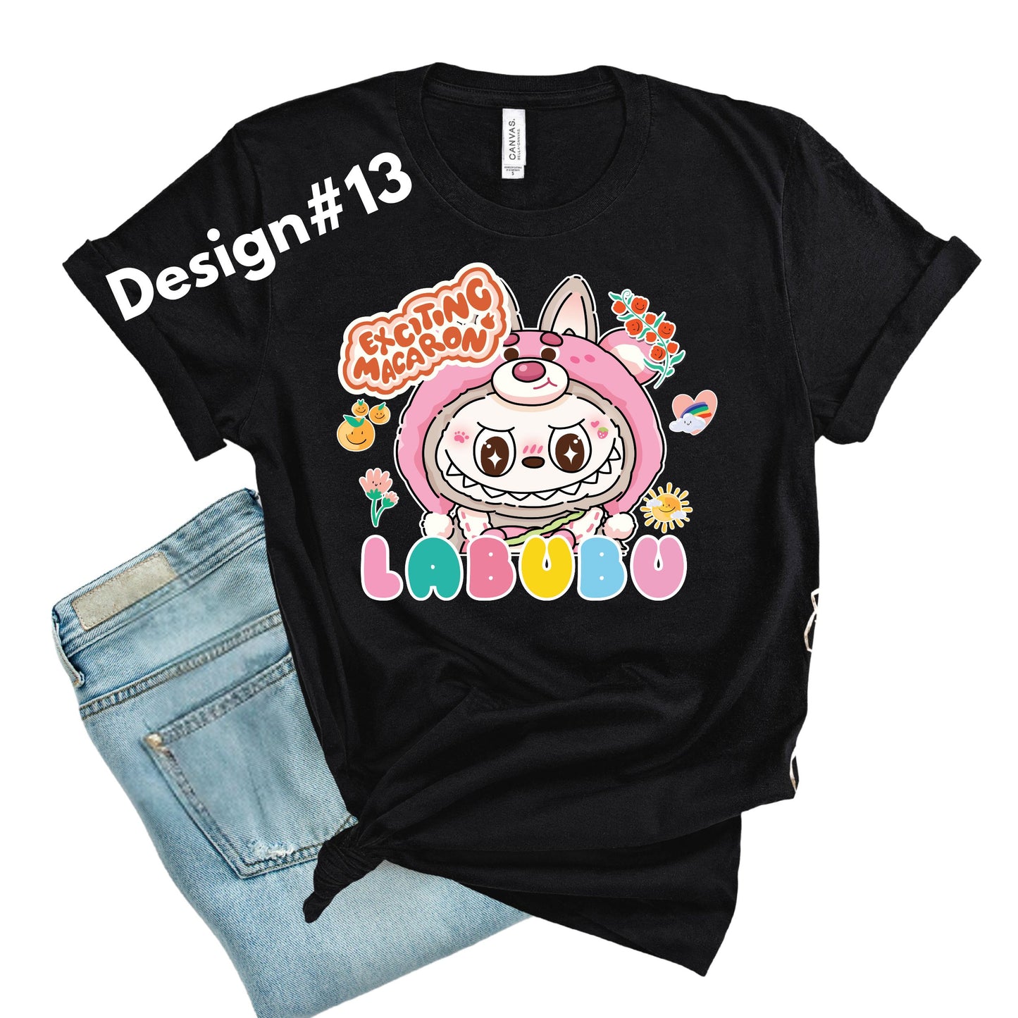 Labubu  T-Shirts   ADD DESIGN NUMBER IN NOTES AT CHECK OUT.
