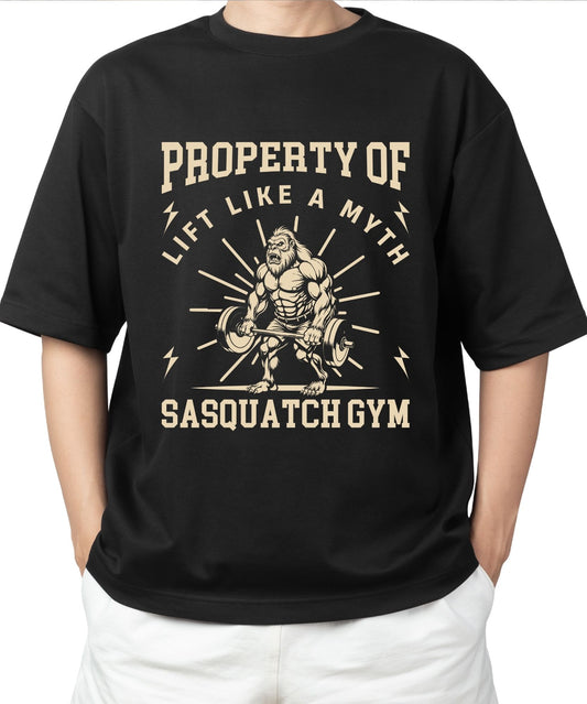 #251  Property of sasquatch gym    DTF TRANSFER