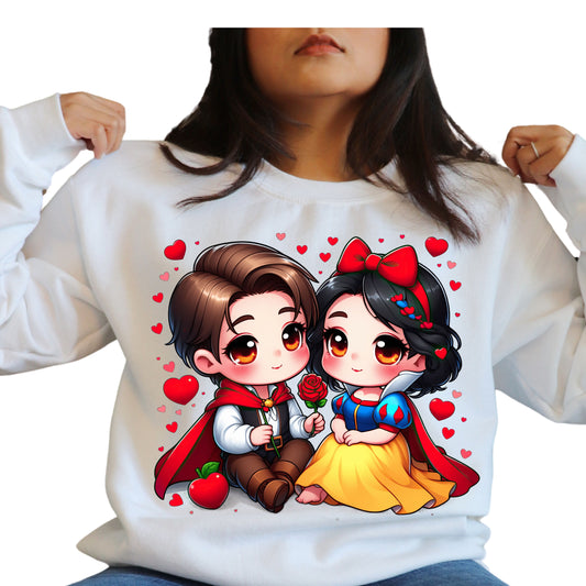 Princess & Prince Couples Valentine DTF TRANSFER