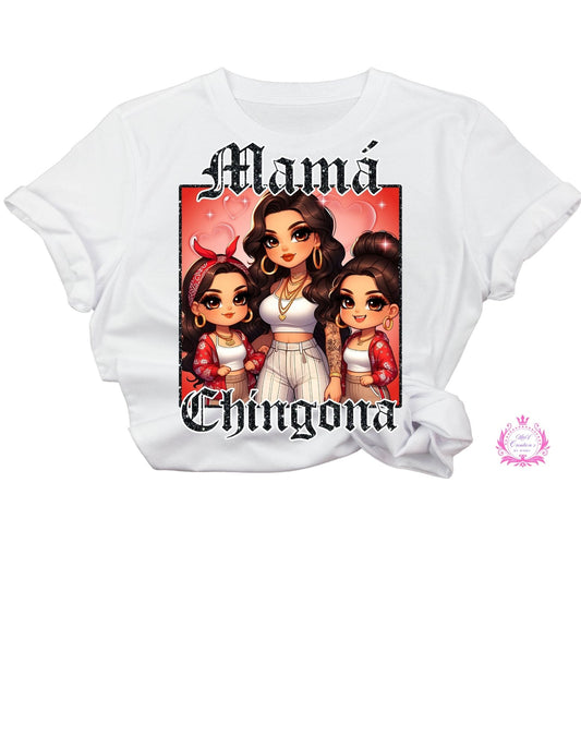 #313 Mama Chingona 2 girls DTF Transfer