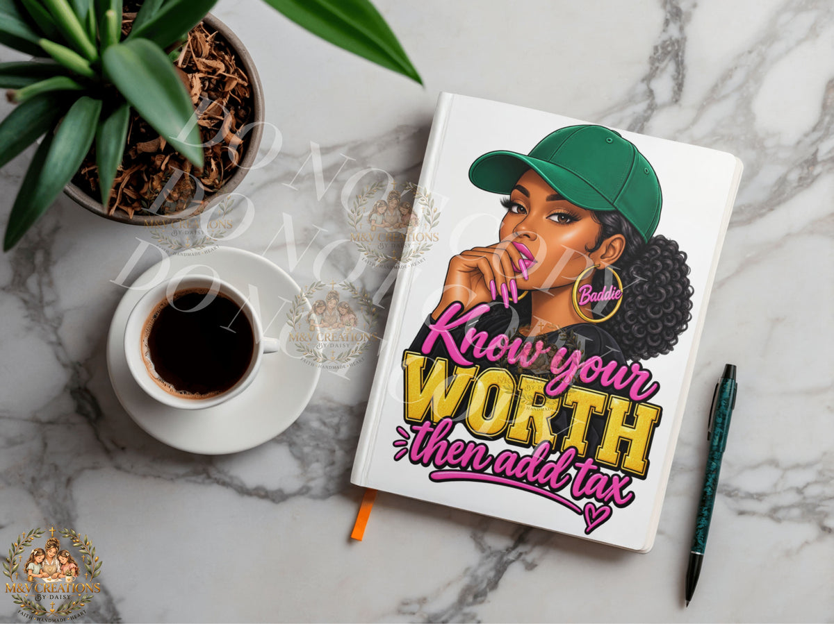 Know your worth  Journal Decal