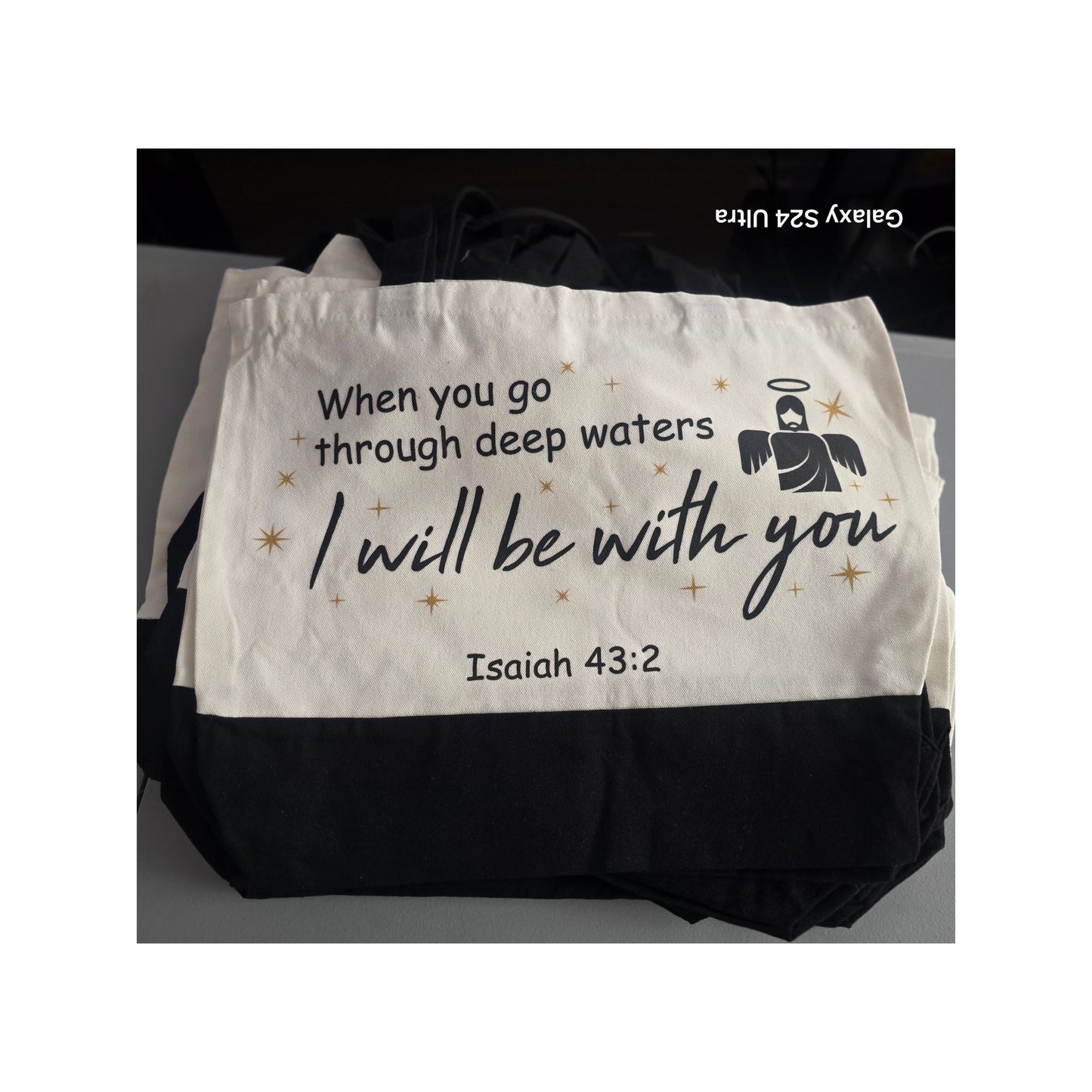Scripture Tote Bag (15" x 18")