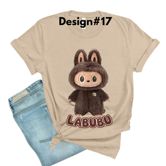 Labubu  T-Shirts   ADD DESIGN NUMBER IN NOTES AT CHECK OUT.