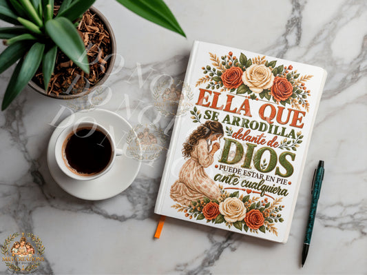 ELLA QUE ARRODILLA DELANTE DE DIOS    Journal Decal